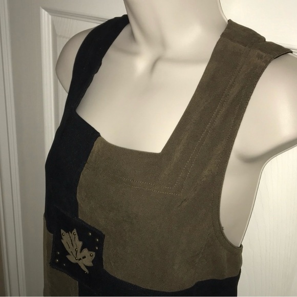 Super Adorable Leaf front Patch Long Dress - Picture 4 of 7